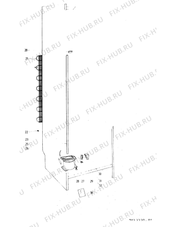 Взрыв-схема холодильника Rosenlew RJK379R - Схема узла C10 Cold, users manual